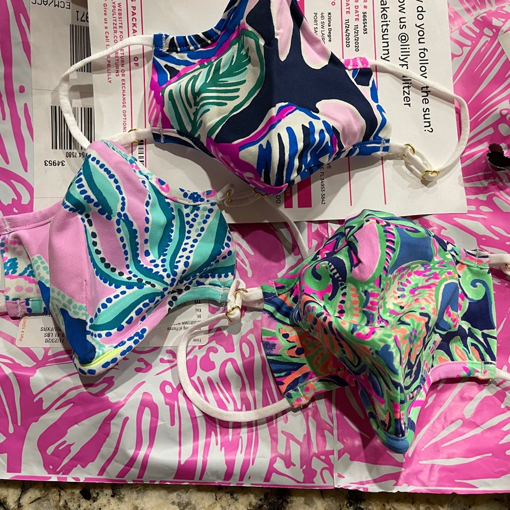 Lily Pulitzer face Mask Brand new
